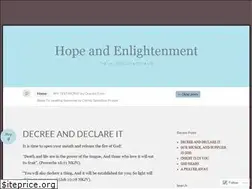 Sites similar to hopeenlightenment.com