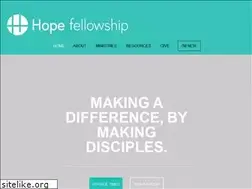 Sites similar to hopefellowship.com