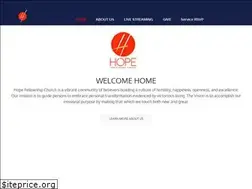 Sites similar to hopefellowship.org
