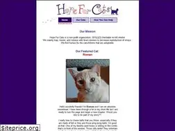 Sites similar to hopeforcats.org