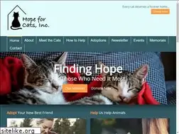Sites similar to hopeforcatsinc.com