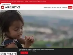 Sites similar to hopeforjustice.org