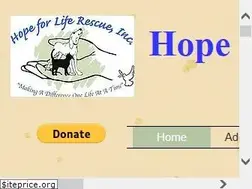 Sites similar to hopeforliferescue.com