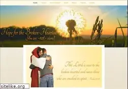 Sites similar to hopeforthebrokenhearted.com