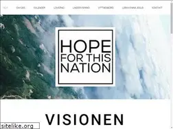 Sites similar to hopeforthisnation.com