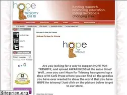 Sites similar to hopefortrisomy13and18.org