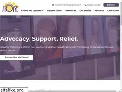 Sites similar to hopeforvictims.org