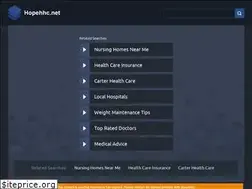 Sites similar to hopehhc.net
