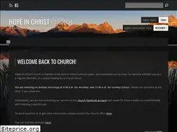 Sites similar to hopeinchristchurch.org