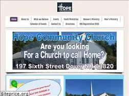 Sites similar to hopeindover.org
