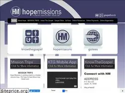 Sites similar to hopemissiontrips.com