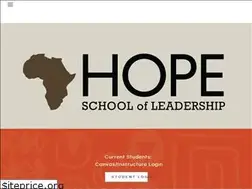Sites similar to hopeschoolofleadership.org