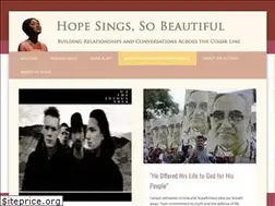 Sites similar to hopesingssobeautiful.org