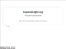 Sites similar to hopesobright.org