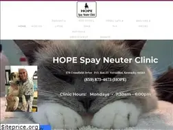 Sites similar to hopespayneuter.org