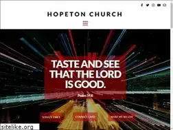 Sites similar to hopetonchurch.com