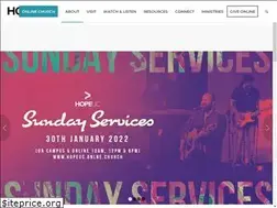 Sites similar to hopeuc.in