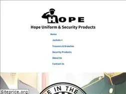 Sites similar to hopeuniform.com