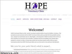 Sites similar to hopeveterinaryclinic.com