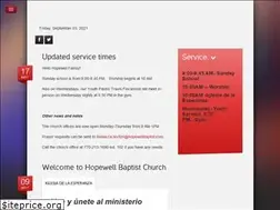 Sites similar to hopewellbaptist.com