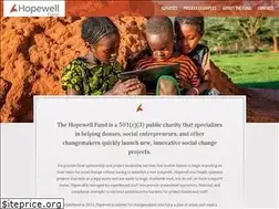 Sites similar to hopewellfund.org