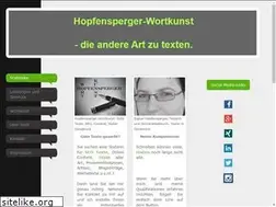 Sites similar to hopfensperger-wortkunst.de