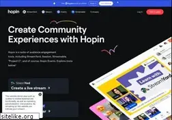 Sites similar to hopin.com