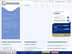Sites similar to hopital-europeen.fr