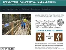 Sites similar to hopkintonconservationland.org