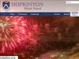 Sites similar to hopkintonri.org