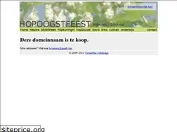 Sites similar to hopoogstfeest.nl
