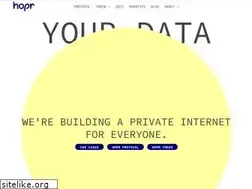Sites similar to hoprnet.org