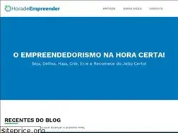 Sites similar to horadeempreender.com.br