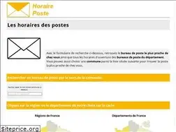 Sites similar to horaire-poste.fr