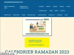 Sites similar to horaireduramadan.com