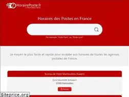 Sites similar to horaireposte.fr