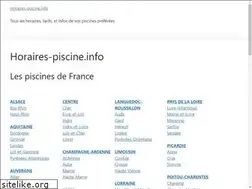 Sites similar to horaires-piscine.info