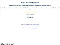 Sites similar to horaoficial.com.ar