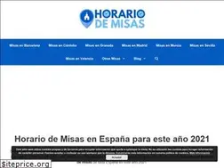 Sites similar to horariodemisas.com
