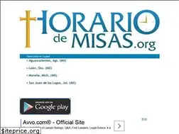 Sites similar to horariodemisas.org