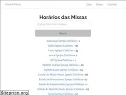 Sites similar to horariomissa.org