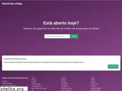 Sites similar to horarios.ninja