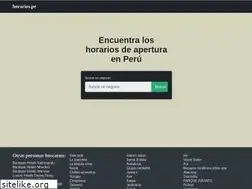 Sites similar to horarios.pe