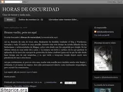 Sites similar to horasdeoscuridad.blogspot.com