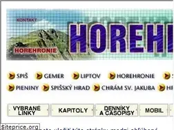 Sites similar to horehronie.com