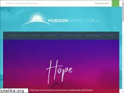 Sites similar to horizonbaptistchurch.net