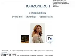 Sites similar to horizondroit.com