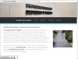 Sites similar to hormigonimpresobadajoz.com