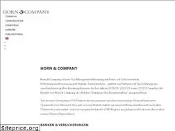 Sites similar to horn-company.de