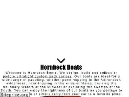 Sites similar to hornbeckboats.com
